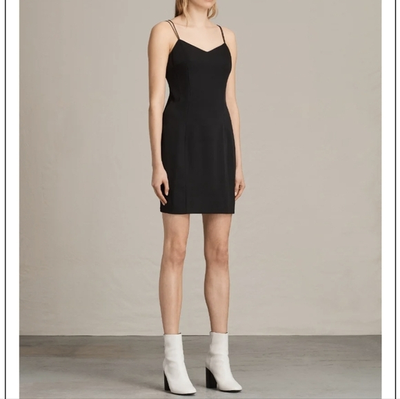 All saints cara dress mini lbd 4 - Picture 4 of 14